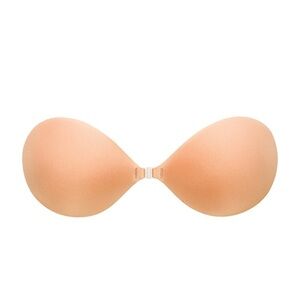 Nubra Airy Seamless Stick On Bra in Tan Size D